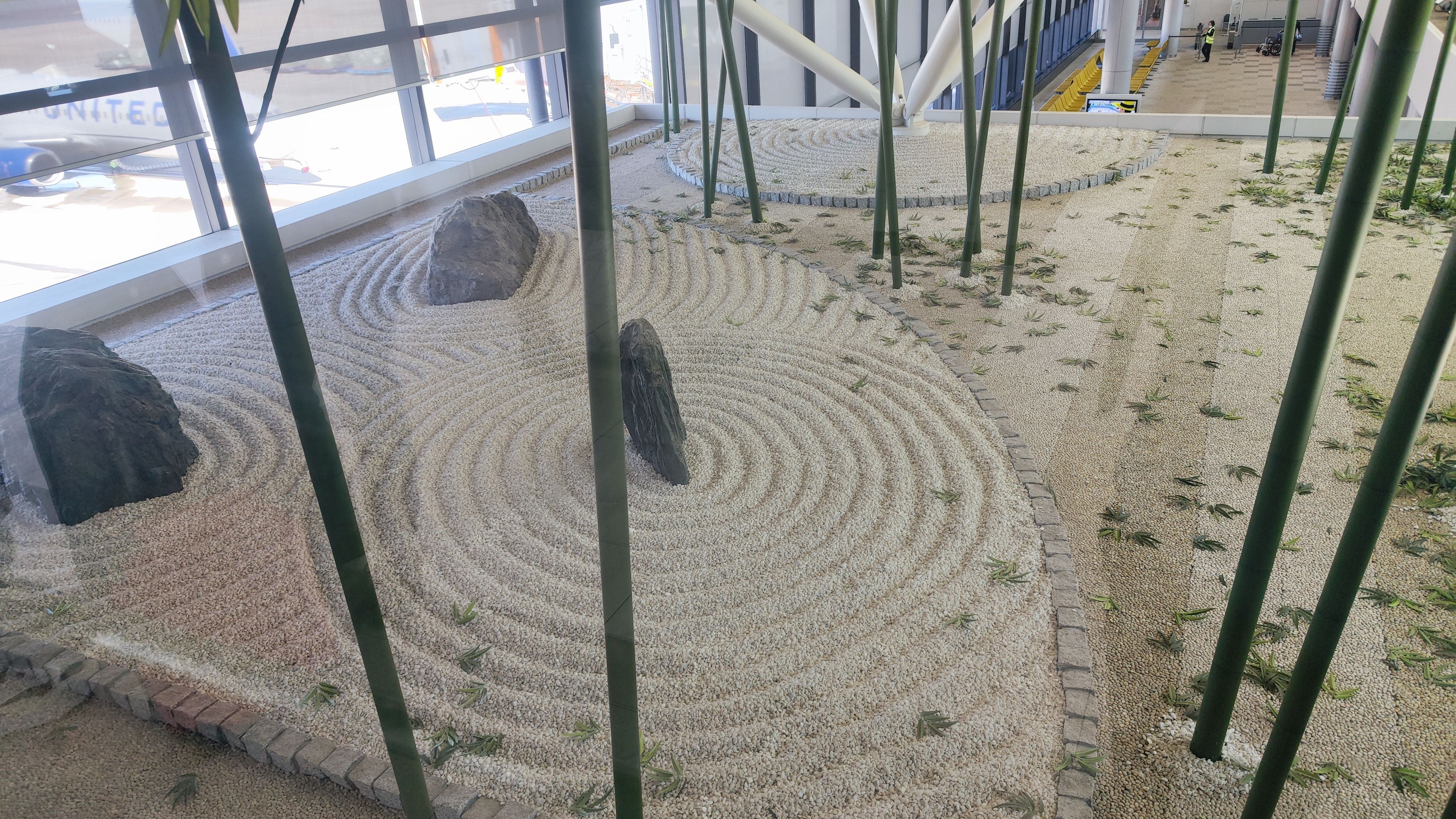 Zen Garten im Flughafen Narita