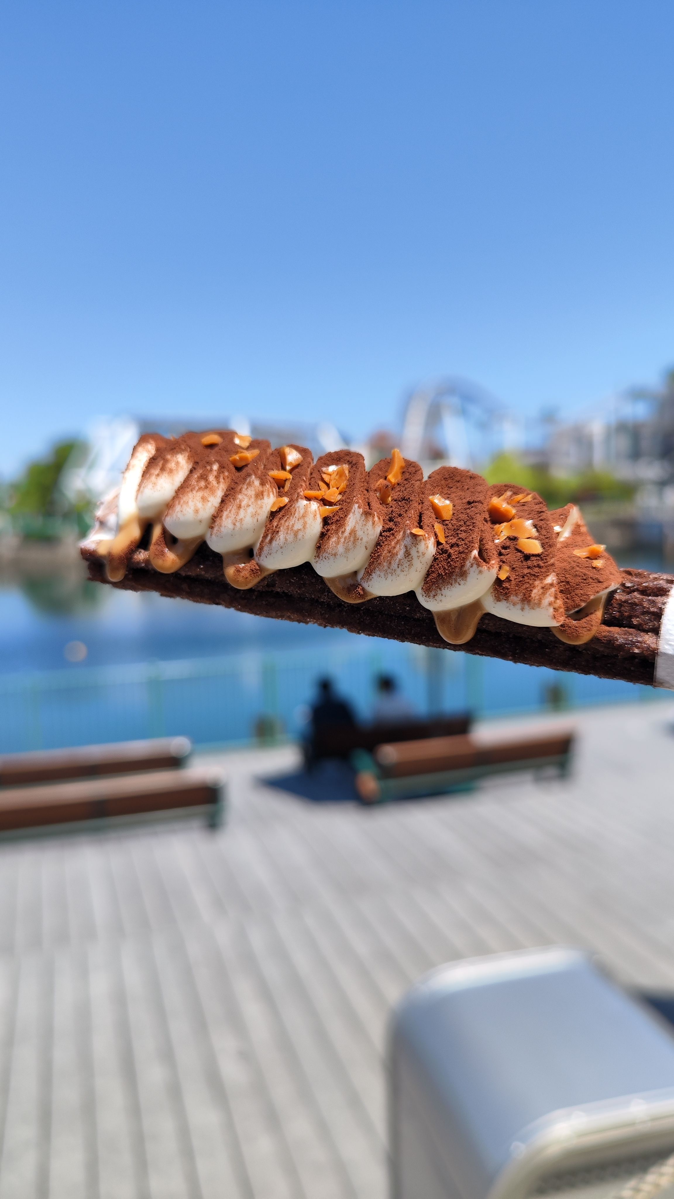 Schokoladen Churro mit Tiramisu Creme 🤤🤤🤤