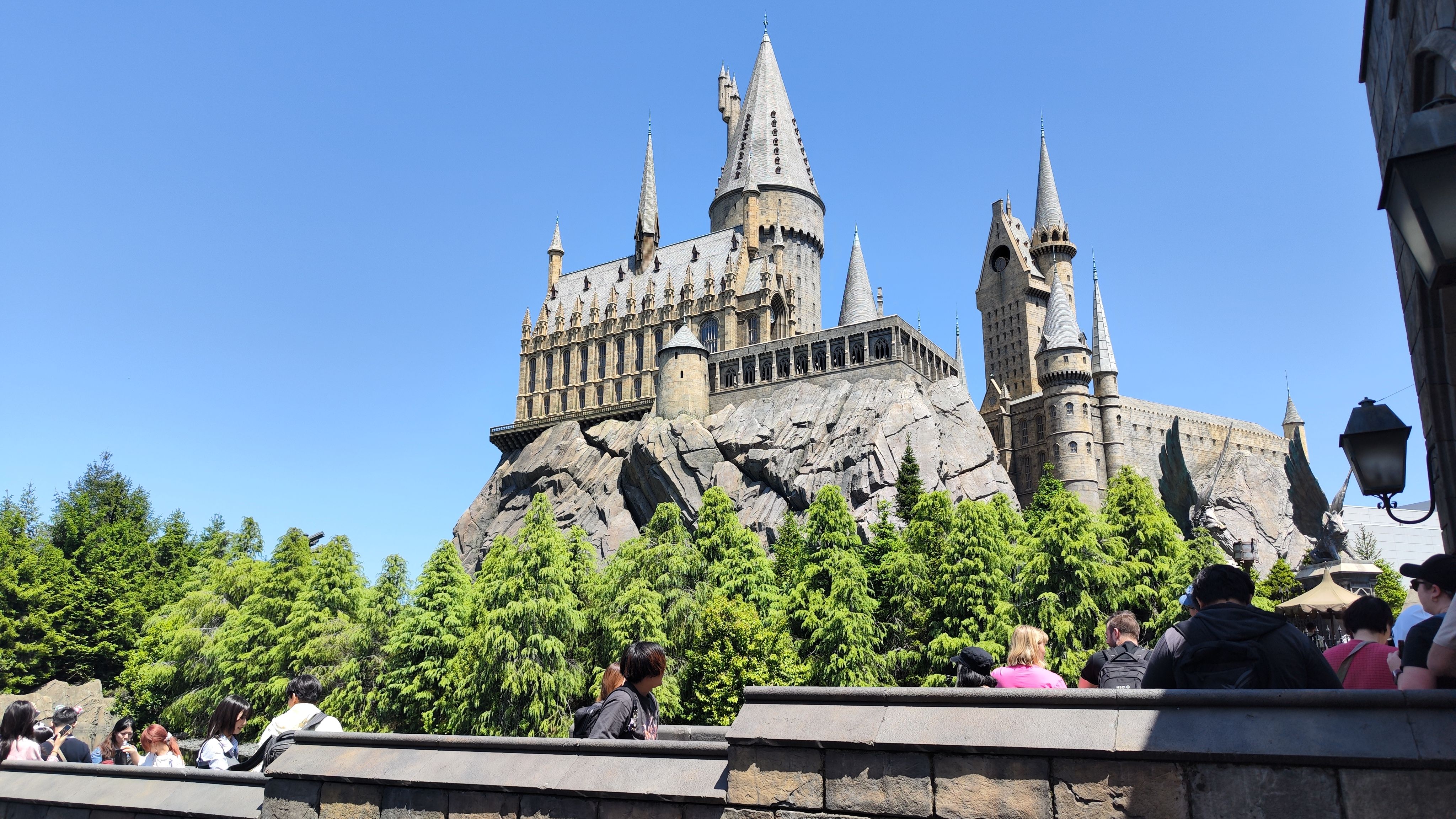 Hogwarts Castle - auf der Bahn da drin wurde uns richtig übel (Motion Sickness 🤢)
