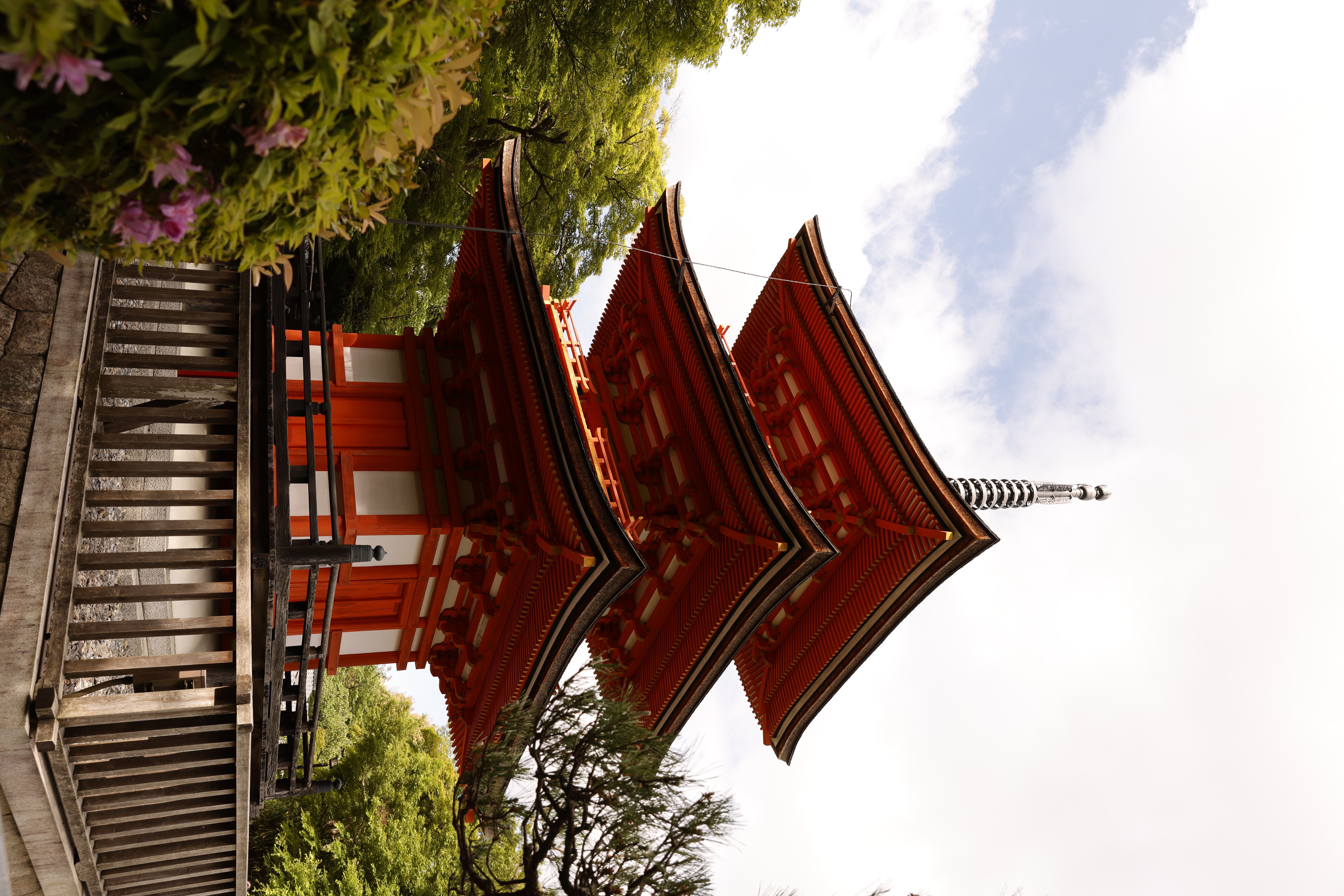 Pagode vor dem Kiyomizu-dera